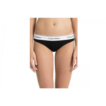Calvin Klein Γυναικείο Εσώρουχο Σλιπ Μαύρο, Λευκό