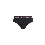 Nike Everyday Cotton Stretch Brief  Ανδρικά Εσώρουχα Σλιπ Μαύρα