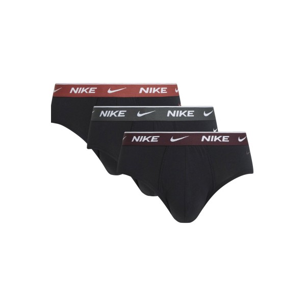 Nike Everyday Cotton Stretch Brief Εσώρουχο Σλιπ 3-Τεμάχια (0000KE1006 5I7)