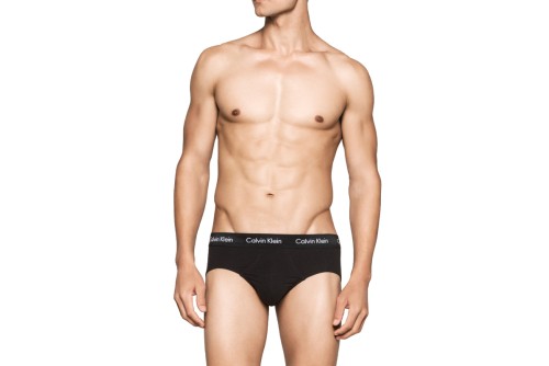 Calvin Klein Cotton Stretch Εσώρουχο Σλιπ Ανδρικό 3-Τεμάχια (0000U2661G XWB)