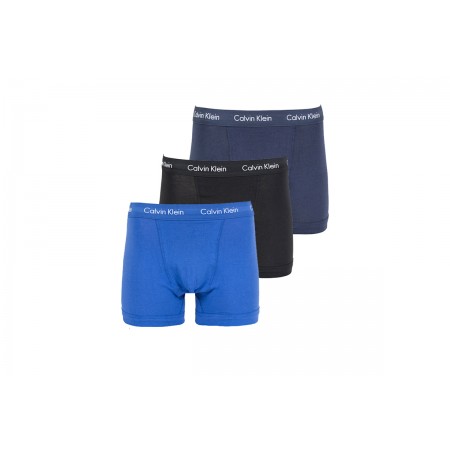 Calvin Klein Cotton Stretch Εσώρουχο Boxer Ανδρικό 3-Τεμάχια 