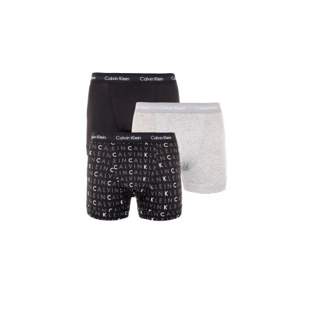 Calvin Klein Trunk 3Pk Εσώρουχο Boxer 3-Τεμάχια 