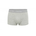 Calvin Klein Cotton Stretch Low Rise Trunk Εσώρουχο Boxer Ανδρικό 3-Τεμάχ (0000U2664G YKS)