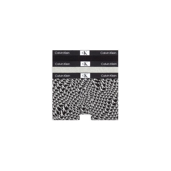 Calvin Klein Trunk 3Pk Εσώρουχα Boxer 3-Τεμάχια (000NB3528E JGN)