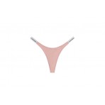Calvin Klein Γυναικείο Εσώρουχο Στρινγκ Thong Dipped Ροζ