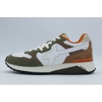W6Yz Yak-M Ανδρικά Sneakers Λευκά, Χακί, Καφέ, Εκρού