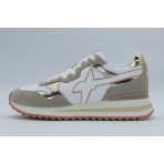 W6Yz Yak-W Γυναικεία Sneakers Λευκά, Γκρι, Χρυσά, Εκρού