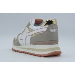W6Yz Yak-W Γυναικεία Sneakers Λευκά, Γκρι, Χρυσά, Εκρού