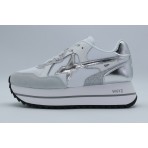 W6Yz Deva-W Γυναικεία Sneakers Λευκά, Ασημί, Γκρι