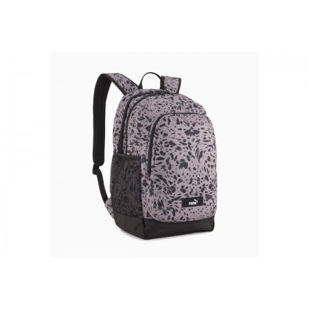 Puma Academy All-Over Print Backpack Καφέ, Μαύρο 29L