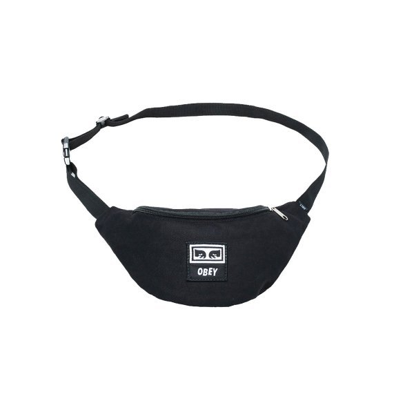 Obey Wasted Hip Bag Τσαντάκι Μέσης (100010098 BLACK TWILL)