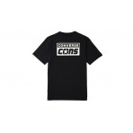 Converse Cons Graphic Ανδρικό Κοντομάνικο T-Shirt Μαύρο
