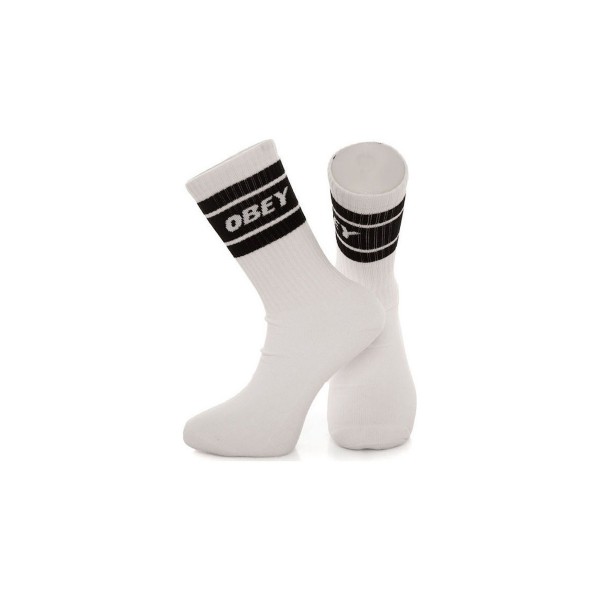 Obey Cooper Ii Socks Κάλτσες Ψηλές (100260093 WHITE-BLACK)