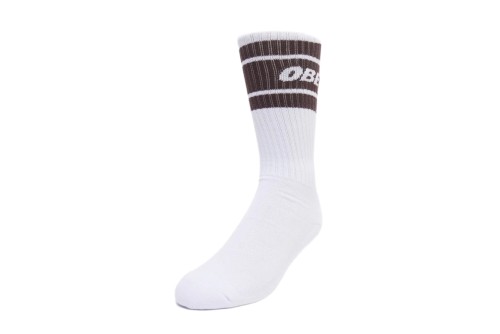 Obey Cooper Ii Κάλτσες Ψηλές  1 Ζευγάρι (100260093 WHITE-JAVA BROWN)
