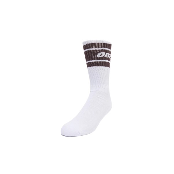 Obey Cooper Ii Κάλτσες Ψηλές  1 Ζευγάρι (100260093 WHITE-JAVA BROWN)