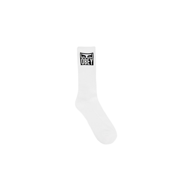 Obey Eyes Icon Κάλτσες Ψηλές 1 Ζευγάρι (100260141 WHITE)