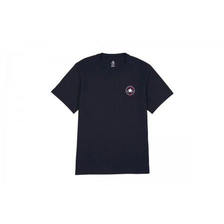 Converse Ανδρικό Κοντομάνικο T-Shirt Μαύρο (10026565-A02)
