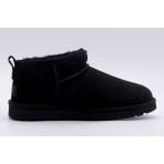 Ugg Classic Ultra Mini Γυναικεία Μποτάκια Μαύρα