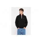 Obey Established Works Bold Μπλούζα Με Φερμουάρ Ανδρική (111620098 BLACK)