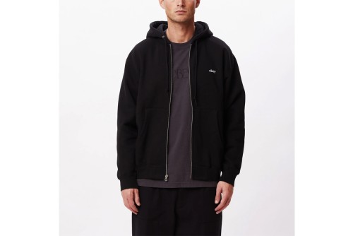 Obey Established Works Bold Ζακέτα Βαμβακερή Ανδρική (112460022 BLACK)