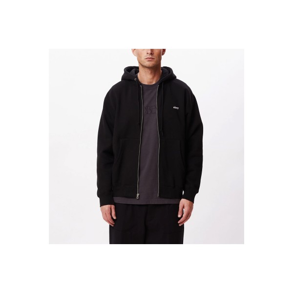 Obey Established Works Bold Ζακέτα Βαμβακερή Ανδρική (112460022 BLACK)