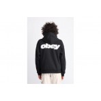 Obey Gaze Zip Ζακέτα Βαμβακερή Ανδρική (112460030 BLACK)