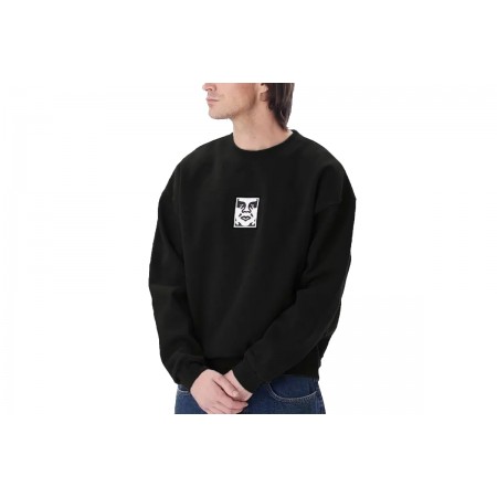Obey Icon Extra Heavy Crew Ii Μπλούζα Με Λαιμόκοψη Ανδρική 