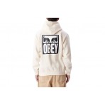 Obey Eyes Icon Hood Premium Fleece Hoodie Ανδρικό (112843126 UNBLEACHED)