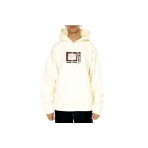 Obey TV Hoodie Ανδρικό Φούτερ Με Κουκούλα Εκρού