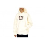 Obey TV Hoodie Ανδρικό Φούτερ Με Κουκούλα Εκρού