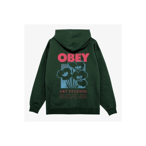 Obey Art Studio Flowers Premium Hoodie Ανδρικό (112844234 BOTANICAL GARDEN)