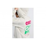Obey Art Studio Flowers Premium Ανδρικό Φούτερ με Κουκούλα Μπεζ