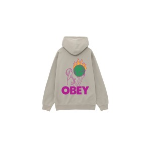 Obey World In Flames Premium Hoodie Ανδρικό (112844236 MOONSTRUCK)