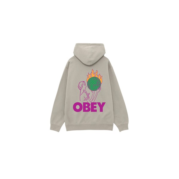Obey World In Flames Premium Hoodie Ανδρικό (112844236 MOONSTRUCK)