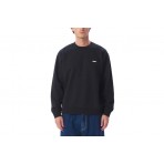 Obey Bold Crew Fleece Μπλούζα Με Λαιμόκοψη Ανδρική (112862349 BLACK)