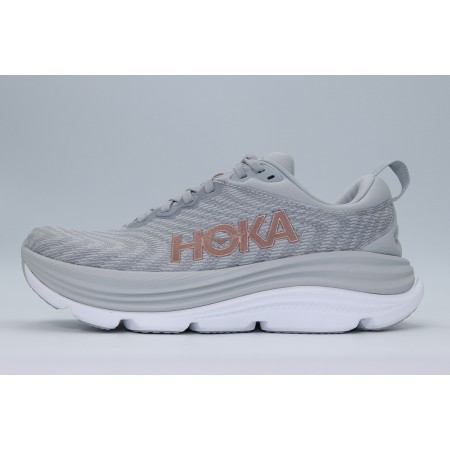 Hoka One One Gaviota 5 Αθλητικά Παπούτσια για Τρέξιμο Μπεζ, Λευκά
