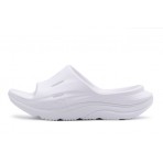 Hoka One One Ora Recovery Slide 3 Unisex Παντόφλες Λευκές