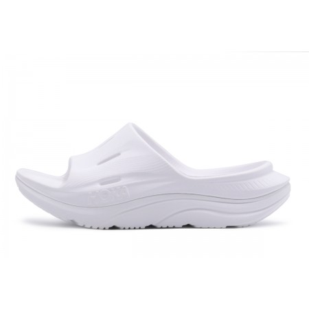 Hoka One One Ora Recovery Slide 3 Unisex Παντόφλες Λευκές