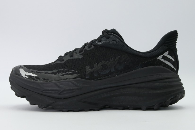 Hoka One One Stinson 7 Ανδρικά Αθλητικά Παπούτσια Trail Running Μαύρα