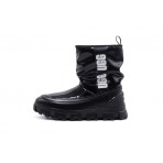 Ugg Classic Brellah Mini Γυναικείες Μπότες Μαύρες 
