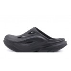Hoka One One U Ora Recovery Ανδρικά Σαμπό Μαύρα