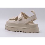 Ugg Goldenglow Flatform Γυναικεία Πέδιλα Εκρού