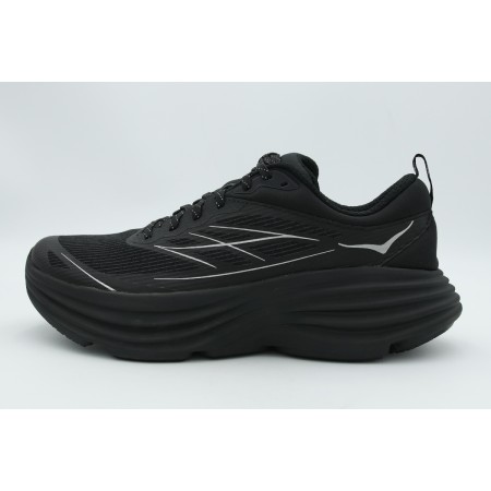 Hoka One One Bondi 8 Caged Ανδρικά Sneakers Μαύρα, Ασημί
