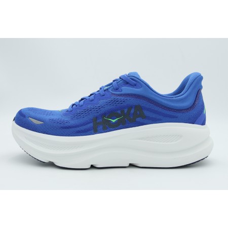 Hoka One One Bondi 9 Ανδρικά Αθλητικά Παπούτσια για Τρέξιμο Μπλε, Λευκά