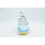 Hoka One One Clifton 10 Παιδικά Αθλητικά Παπούτσια για Τρέξιμο Λευκά, Γαλάζια, Φούξια