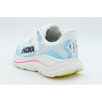 Hoka One One Clifton 10 Παιδικά Αθλητικά Παπούτσια για Τρέξιμο Λευκά, Γαλάζια, Φούξια