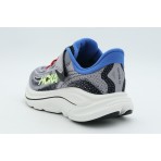 Hoka One One Clifton 10 Παιδικά Αθλητικά Παπούτσια για Τρέξιμο Γκρι, Μπλε, Κίτρινα Φλούο, Λευκά