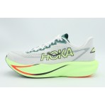 Hoka One One Mach 7 Ανδρικά Αθλητικά Παπούτσια για Τρέξιμο Γκρι Ανοιχτό, Πράσινα, Πορτοκαλί