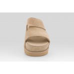 Ugg Goldenstar Hi Cutout Slide Γυναικεία Σανδάλια Μπεζ