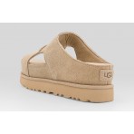 Ugg Goldenstar Hi Cutout Slide Γυναικεία Σανδάλια Μπεζ